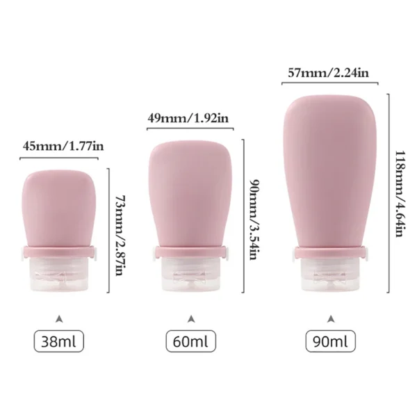 Frascos de Viagem em Silicone 90ml - Image 5