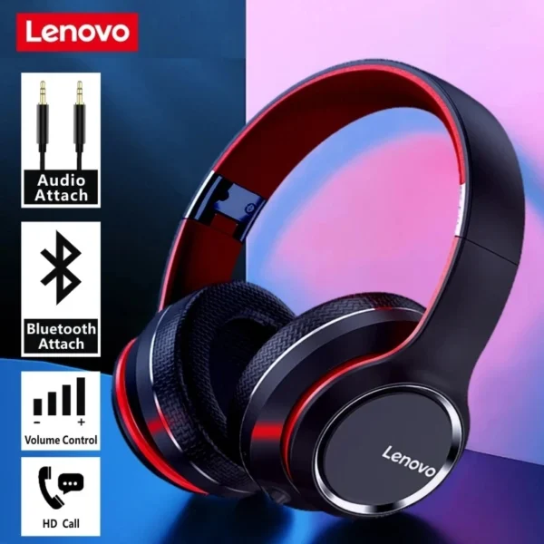 Fone de Ouvido Lenovo HD200 Bluetooth 5.0